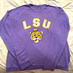 LSU Tigers Long Sleeve Crewneck Sweater